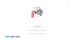 Desktop Screenshot of lacasadelgusto.com